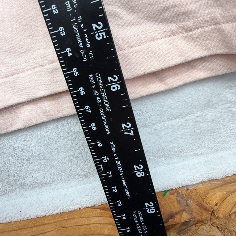 Karl Lagerfeld Blush Pink Embellished Sunglasses Logo Hoodie Sweatshirt M NWOT - Picture 4 of 13